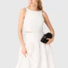 Milpli Mini-Clutch aus geknittertem Leder