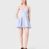 Mini-Babydoll-Kleid aus Baumwolle