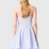 Mini-Babydoll-Kleid aus Baumwolle