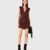 Mini-Faltenkleid