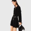 Mini-Faltenkleid
