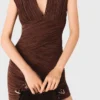 Mini-Faltenkleid