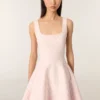 Mini-Jacquard-Strickkleid
