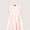 Mini-Jacquard-Strickkleid