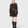Mini-Kleid aus Yak-Mischung