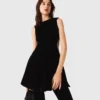 Mini-Samt-Kleid