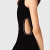 Mini-Samt-Kleid