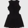 Mini-Samt-Kleid