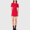 Mini-Strickkleid mit Rippmuster
