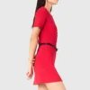 Mini-Strickkleid mit Rippmuster
