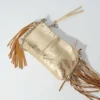 Miss M Clutch aus Metallic-Leder
