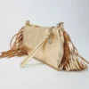 Miss M Clutch aus Metallic-Leder