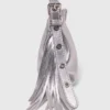 Miss M Micro-Tasche aus Metallic-Leder