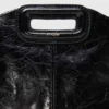Miss M Mini-Tasche aus Cracked-Leder