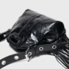 Miss M Mini-Tasche aus Cracked-Leder