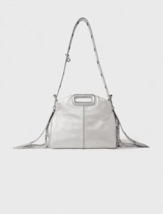 miss m mini tasche aus metallic leder 1 330x434 - Miss M Mini-Tasche aus Metallic-Leder