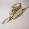 Miss M Mini-Tasche aus Metallic-Leder