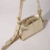 Miss M Mini-Tasche aus Metallic-Leder