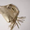 Miss M Mini-Tasche aus Metallic-Leder