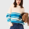 Oversized-Pullover aus Wollmischung