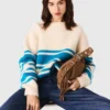 Oversized-Pullover aus Wollmischung