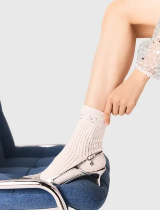 Pearl-Pointelle-Socken