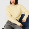 Pullover mit abnehmbarem Kragen mit Schmuckstein