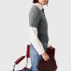 Pullover mit abnehmbarem Perlenkragen