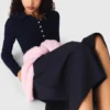 Pullover mit geripptem Polokragen
