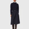 Rollkragenpullover aus Wolle