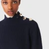 Rollkragenpullover aus Wolle