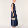 Sarah Clutch aus Metallic-Leder
