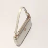 Sarah Clutch aus Metallic-Leder
