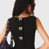 Skaterkleid mit verzierten Schleifen
