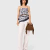Smock-Oberteil mit Fruchtprint