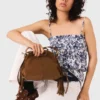 Smock-Oberteil mit Fruchtprint