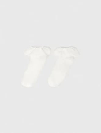 Spitzenrüschen-Socken