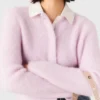 Strickjacke mit Schmuckschleife