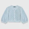 Strickjacke mit Strasssteinen