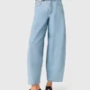 Strukturierte Ballonjeans
