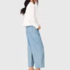 Strukturierte Ballonjeans