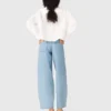 Strukturierte Ballonjeans