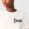 T-Shirt mit gesticktem Paris-Logo