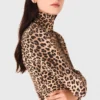 T-Shirt mit Leopardenmuster