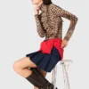 T-Shirt mit Leopardenmuster