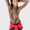 T-Shirt mit Leopardenmuster