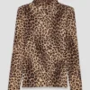 T-Shirt mit Leopardenmuster