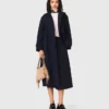 Trenchcoat mit abnehmbarer Kapuze mit Strasssteinen