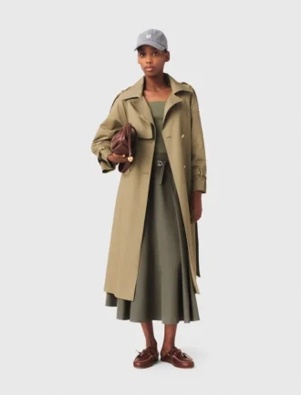 Trenchcoat mit Nieten