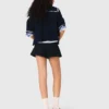 Tweed-Shorts mit Denim-Details